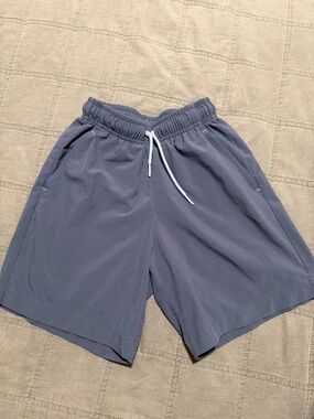 Free Fly Apparel Kids Slate Blue Drawstring Shorts